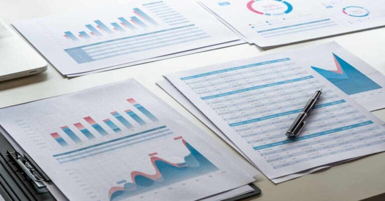 businessman working calculate data document graph chart report marketing research development planning management strategy analysis financial accounting. Business office concept.